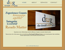 Tablet Screenshot of donaldwilliamsgroup.com